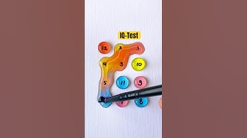 🔝Draw a checkered path with number 1 to 12 #game #iqtest #quiz #shorts #games #drawing #line #maths