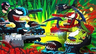 All series Symbiotic monsters Venom and Carnage  Cartoons about tanks