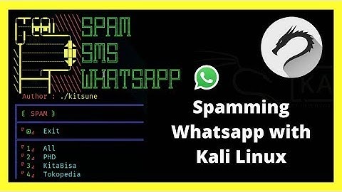 SPAM WHATSAPP MSG WITH KALI LINUX #hack #hackwhatsapp