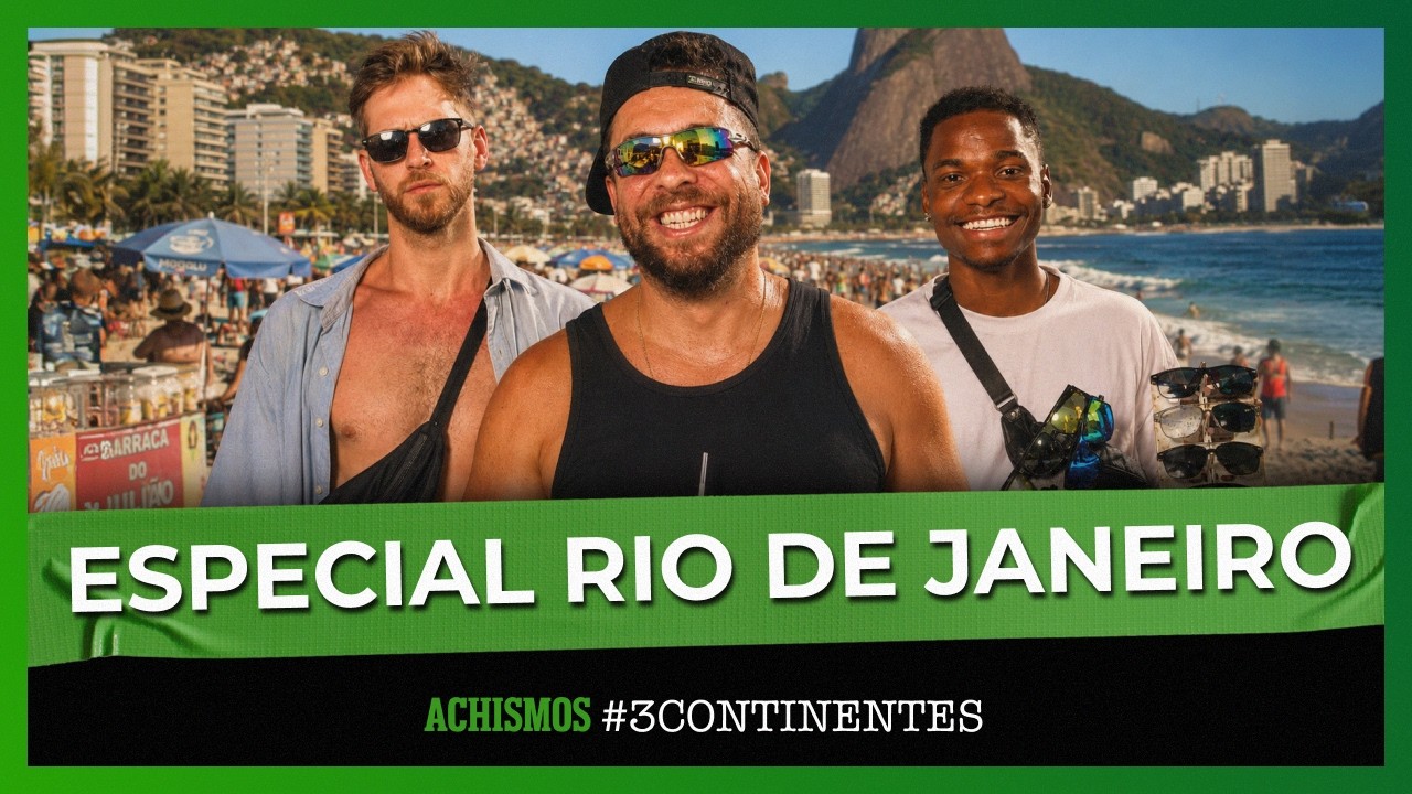 VAMOS DESCOBRIR NESSE SHOW O QUE OS GRINGOS PENSAM DO RIO DE JANEIRO | #3CONTINENTES