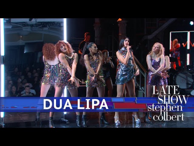 Dua Lipa Performs 'IDGAF' class=