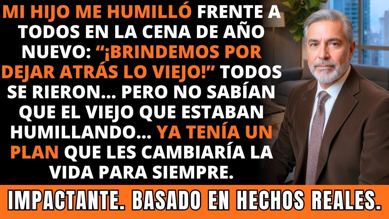 En La Cena De Año Nuevo, Mi Hijo Me Ridiculizó — Pero Yo Tenía Un Plan Que Nadie Esperaba