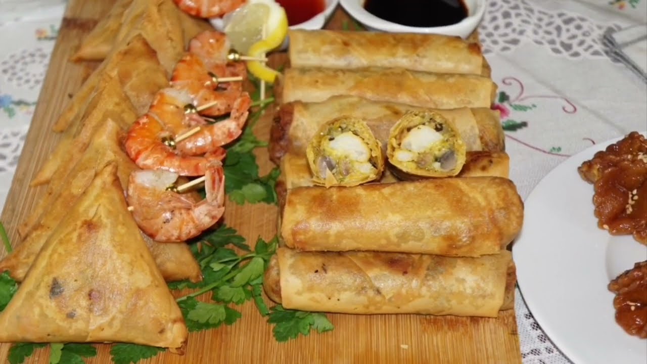 Briwat cigare poisson et fruits de mer 2022 بريوات الحوت و فواكه البحر من اروع ما يكون شهيوات رمضان