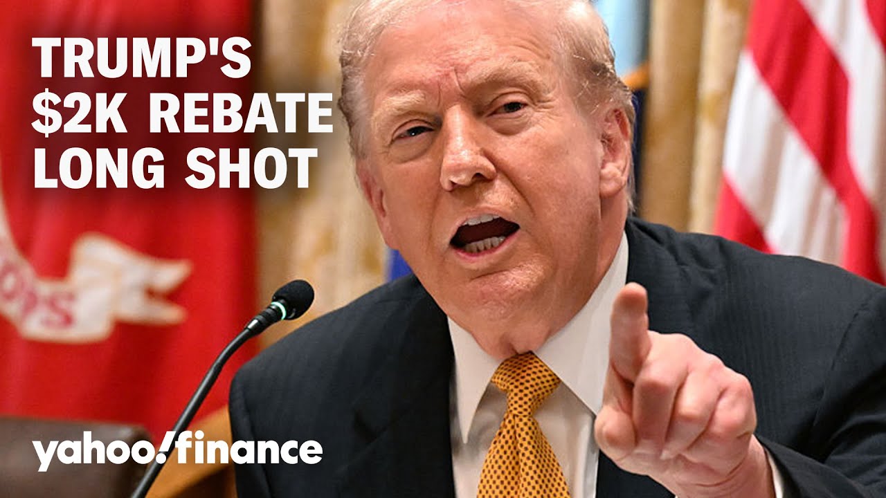 Trump is promising $2,000 for Americans, but here's why it may not happen