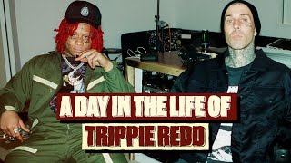 A Day In The Life Of Trippie Redd: Studiosession, Pressrun \& Photoshoot | 16BARS