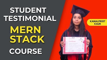 Mern Stack Course in Chandigarh Mohali | Student Review | ThinkNEXT