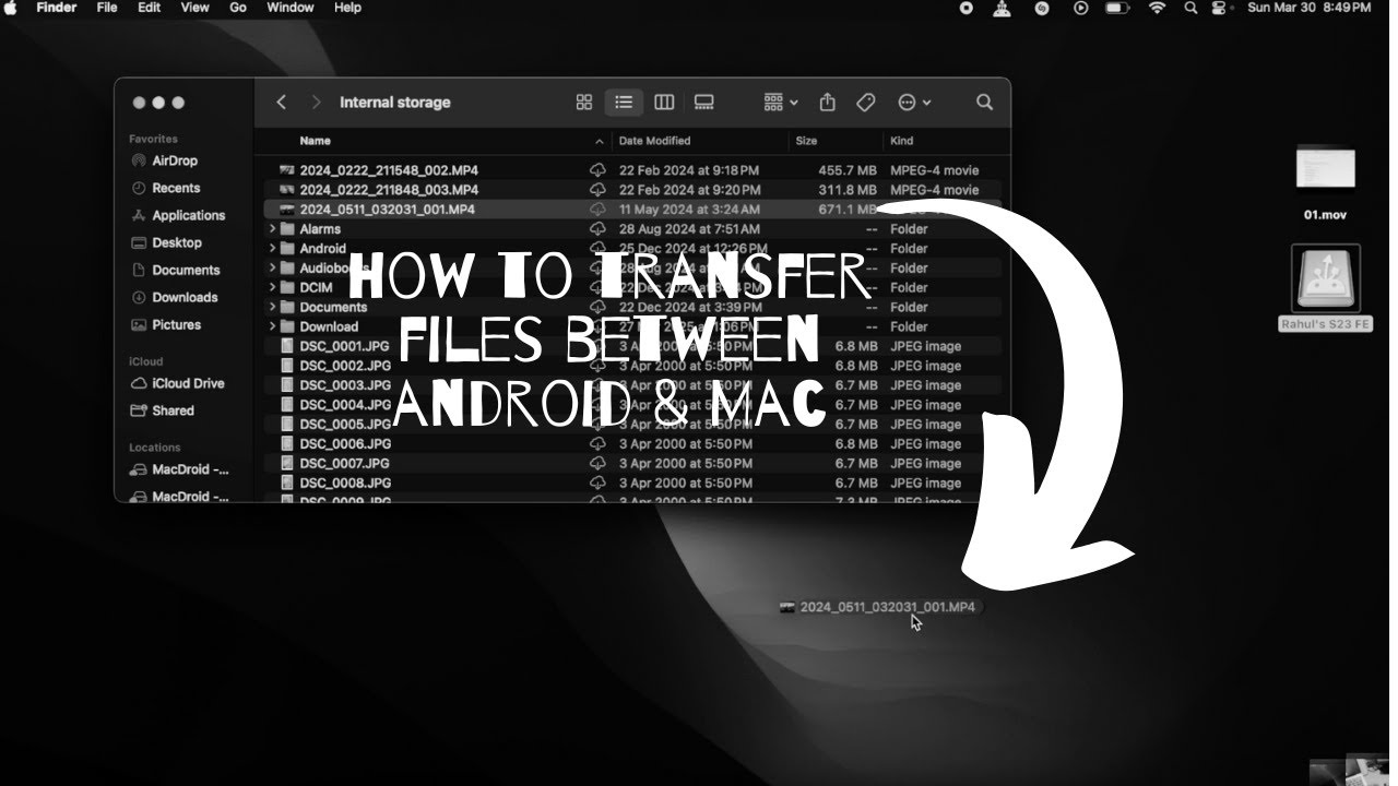 How to Transfer Files between Macbook and Android in 2025 | Android ...