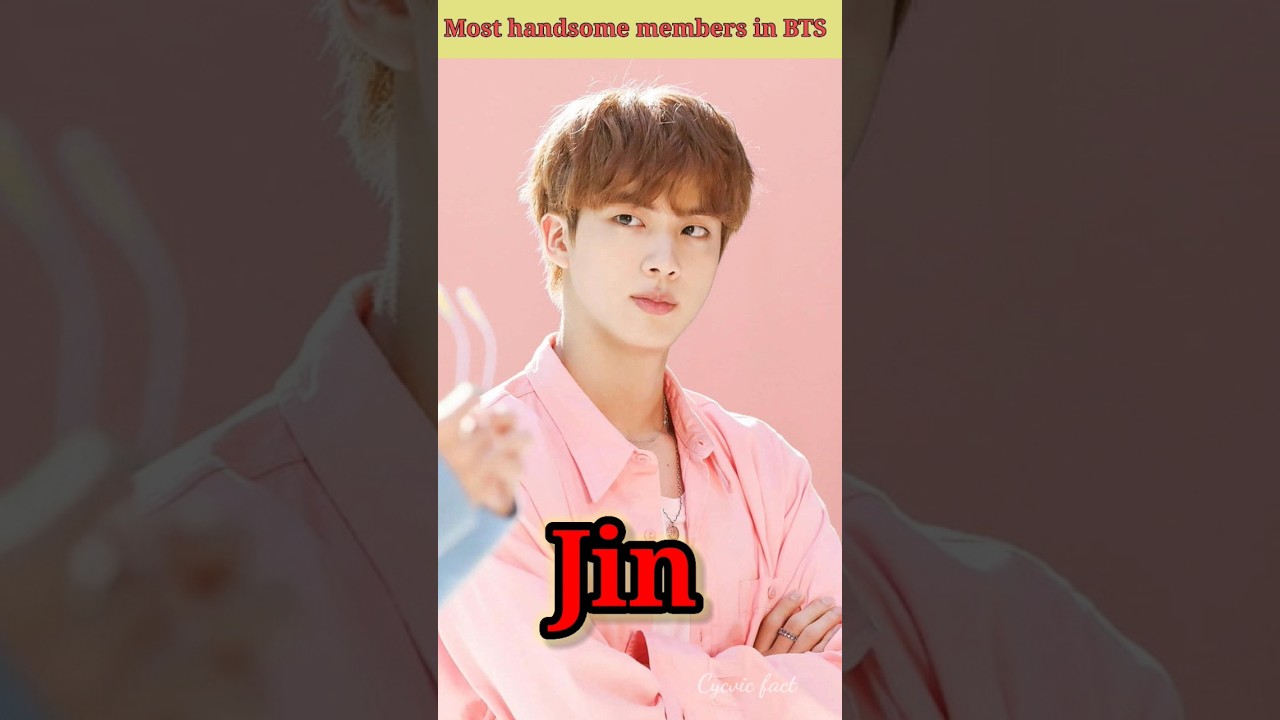 Top 5 most handsome members in BTS 😍