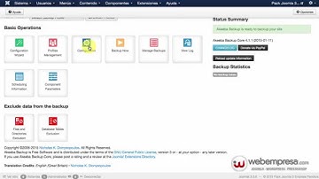 Realiza copias de seguridad y restauraciones en Joomla 3 con Akeeba Backup - Instalación