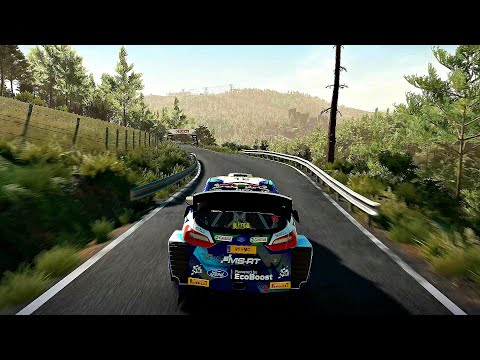 WRC 10 Gameplay Ford Fiesta WRC @ Catalunya (4K 60FPS ULTRA) Logitech G923