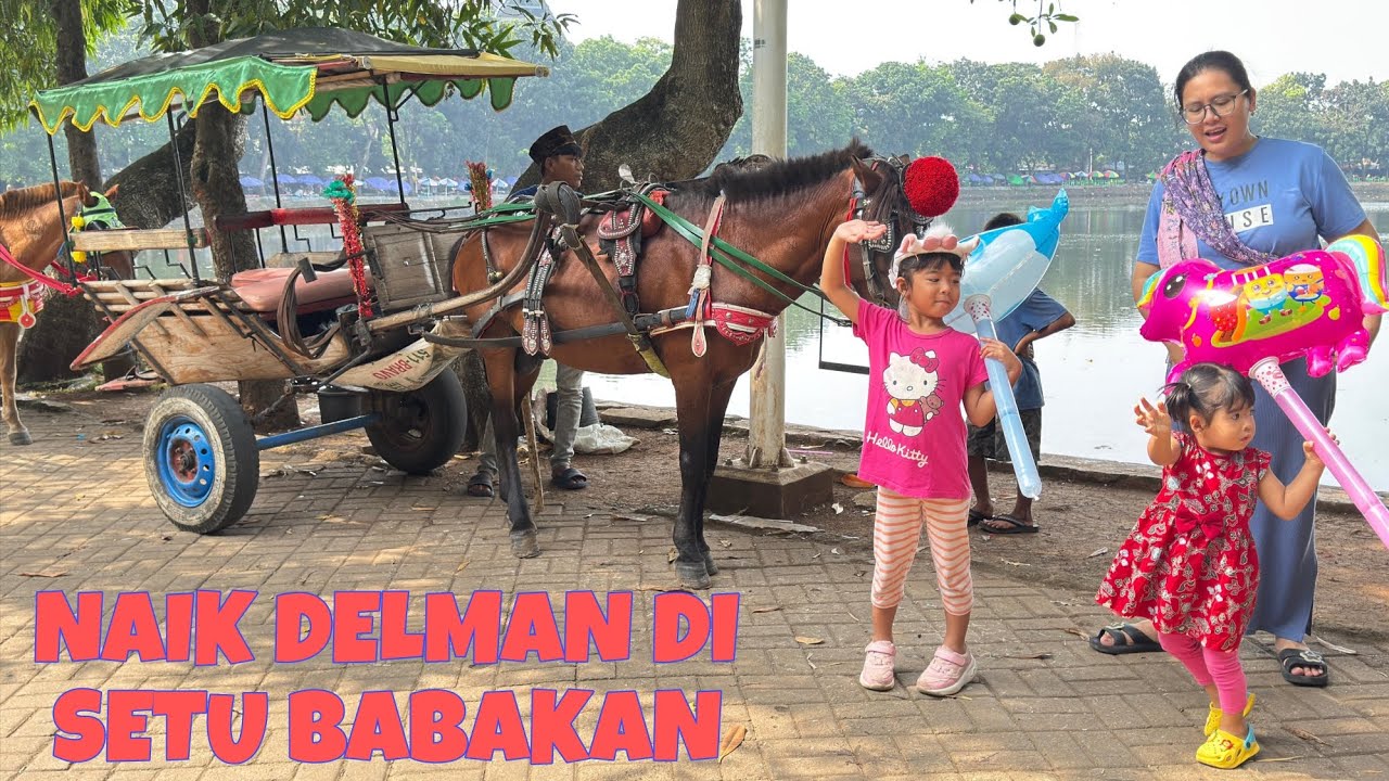 Naik Delman di Setu Babakan