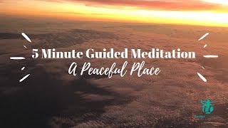 5 Minute Guided Meditation: Peaceful Place / Mental Vacation screenshot 4