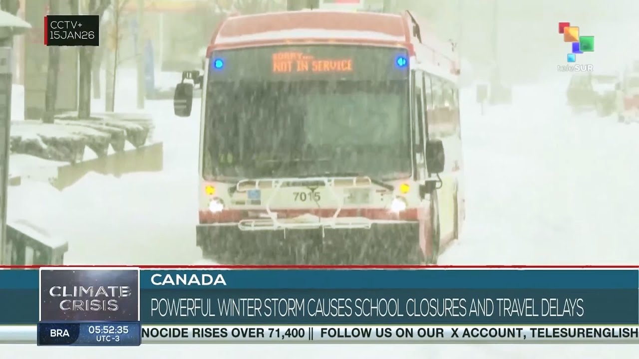 Canada: Powerful winter storm causes school closures and travel delays ...