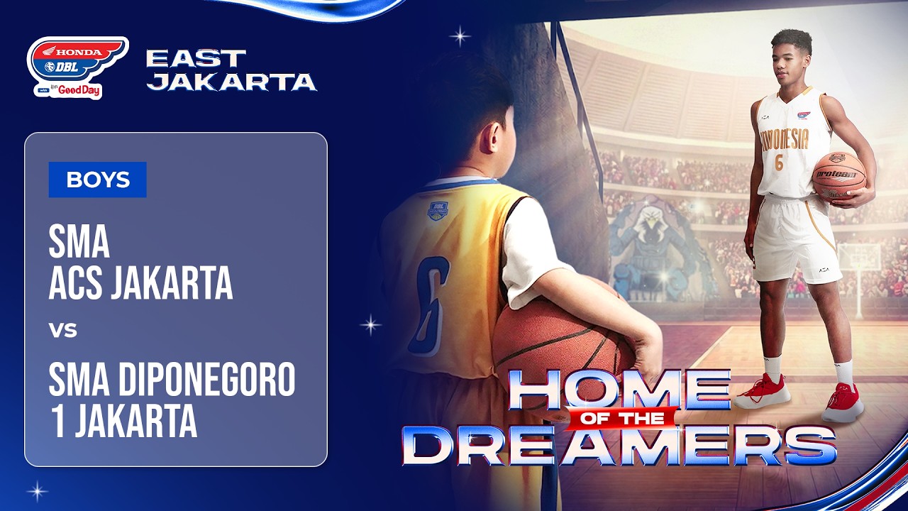 SMA ACS JAKARTA VS SMA DIPONEGORO 1 JAKARTA | Honda DBL With Kopi Good Day 26/27