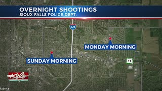 No injuries reported in two separate shootings in Sioux Falls