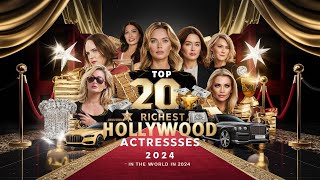 The Top 20 richest Hollywood actress in the world in 2024 || Richest  actress in the world