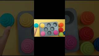 Shape Sorting Cupcakes Toy #toddlers #preschool #kids #education#fun #activity #education #shorts