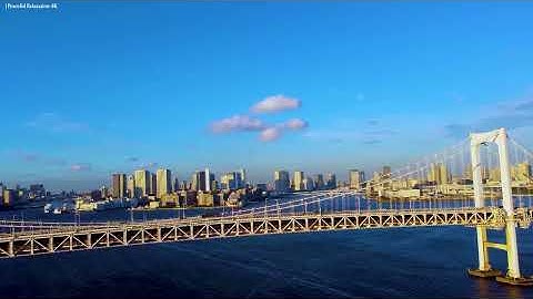 FLYING OVER JAPAN (4K UHD) Amazing Beautiful Nature Scenery with Relaxing Music | 4K VIDEO ULTRA HD