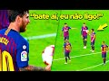 É ISSO QUE UM LÍDER FAZ!!! QUANDO JOGADORES NÃO LIGAM PRA FAZER GOL!!! (MESSI ETC)