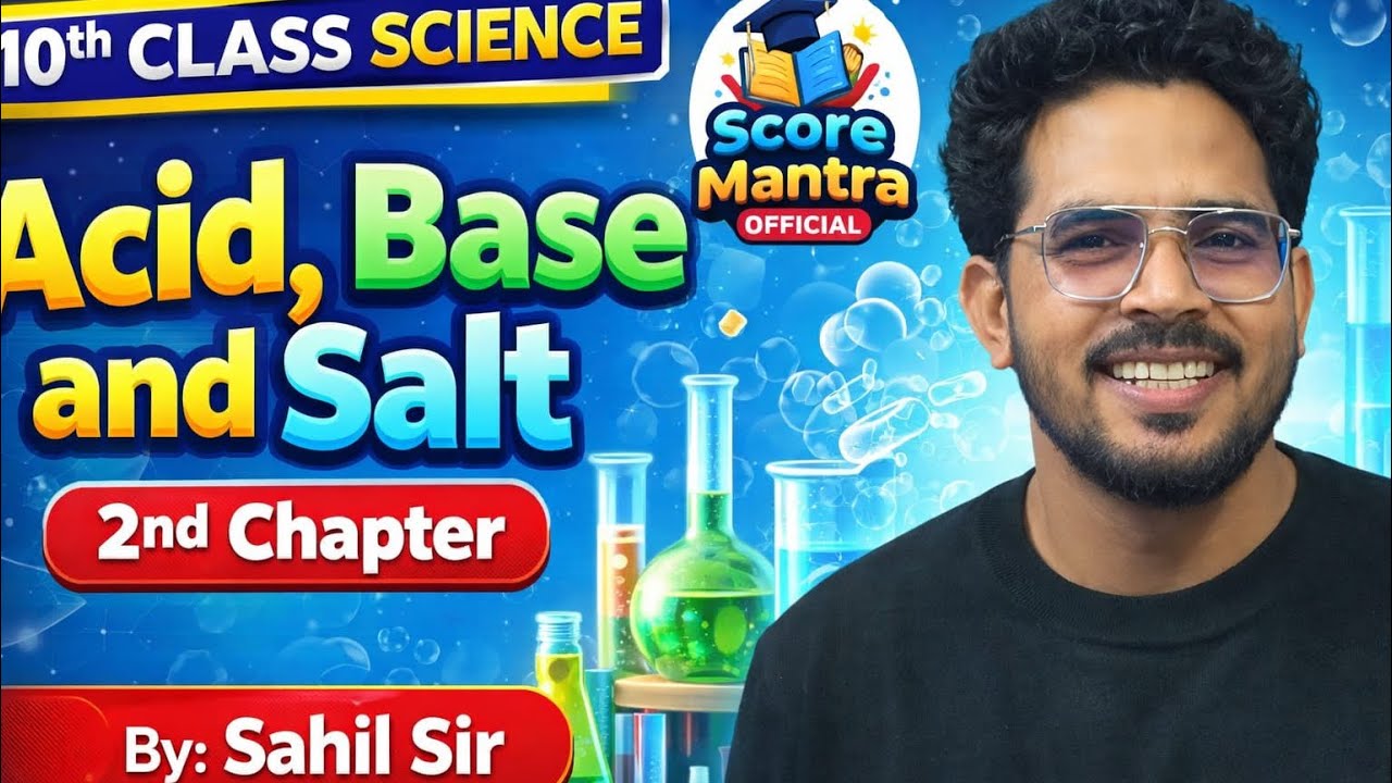 Class 10 Science Chapter 2 | Acids, Bases and Salts | Last Minute Revision 2026 🔥| Board Exam तैयारी