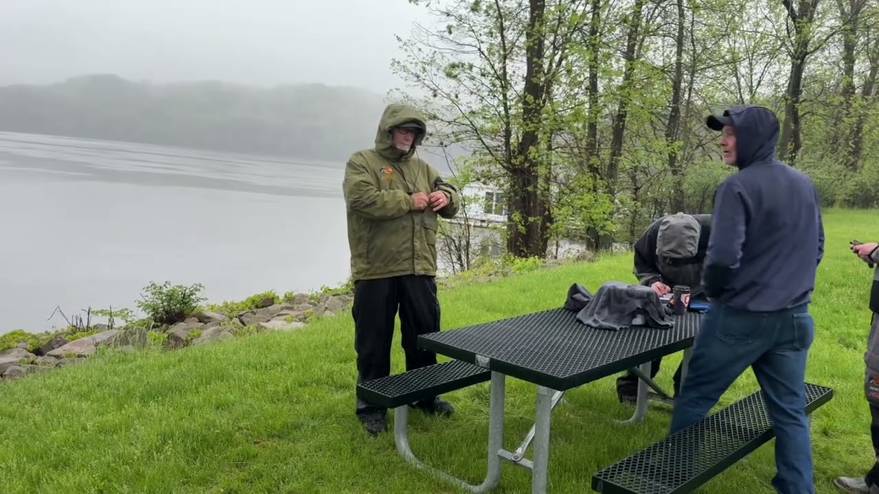Clendening Bass Fishing Club Boats Launching at Their Julius Phillips Spring Open.
