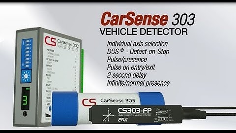 CarSense 303 - Magnetoresistive Vehicle Detector