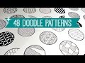 48 EASY DOODLE PATTERNS | ZENTANGLE + MANDALA | SOLLOMIO