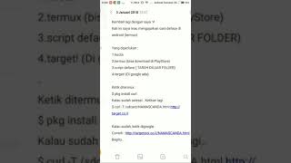 CARA DEFACE DI ANDROID (TERMUX) NO ROOT!  #BACA DESKRIPSI DULU GAES :)