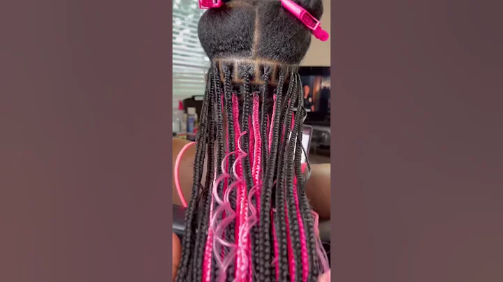 rate these pink braids from 1-10🔥 #braids #knotlessbraids #braider - DayDayNews