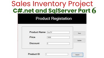 Sales Inventory Project using C#.net and SqlServer Part 6