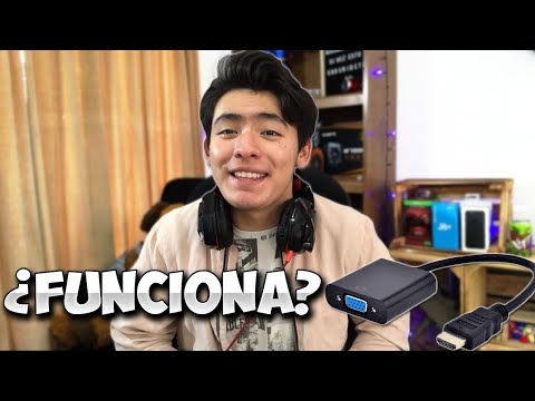 Vídeo: Funciona un adaptador VGA a HDMI?