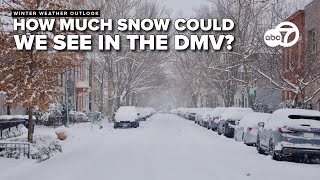 Heres How Much Snow We Could See In Dc, Virginia And Maryland