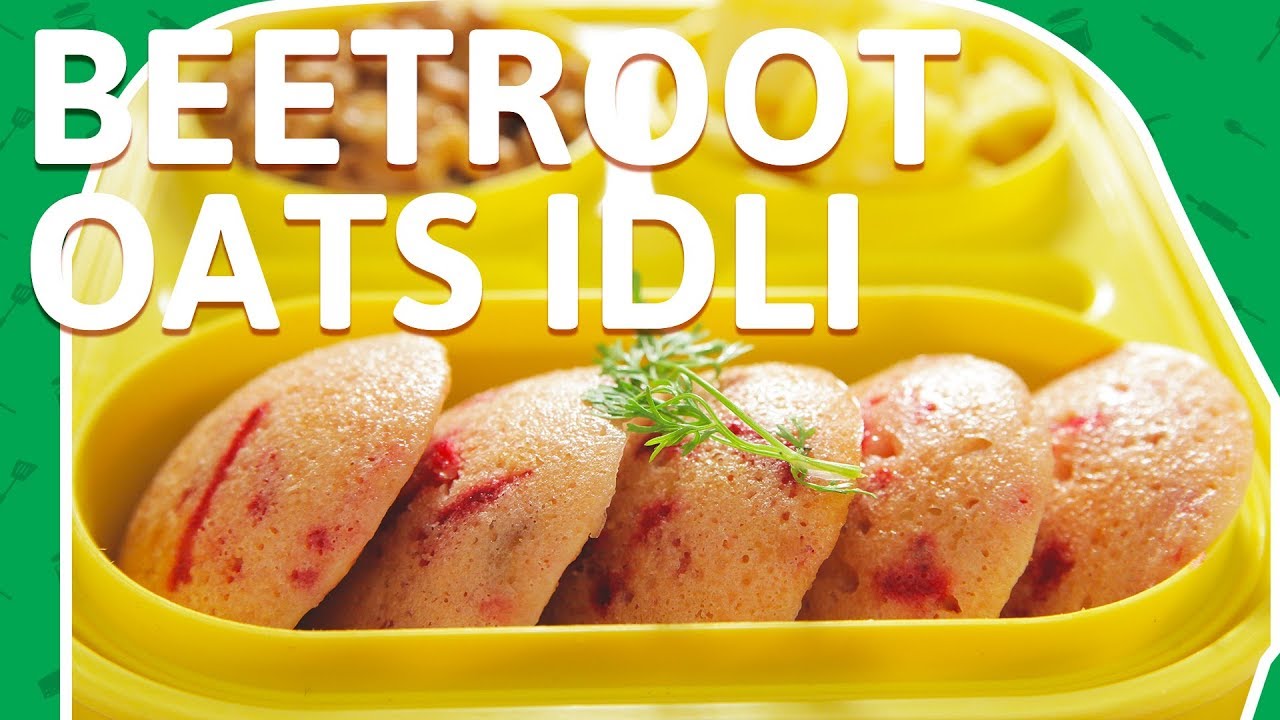 Beetroot Oats Idli - Healthy Beetroot Idli - Oats Idli - Tiffin Box Recipes for Kids | India Food Network