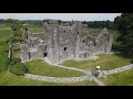 Aerial view bective abbey