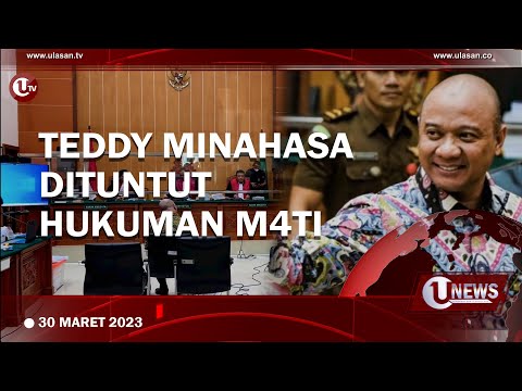 TEDDY MINAHASA DITUNTUT HUKUMAN M*TI KASUS N*RKOBA | U-NEWS