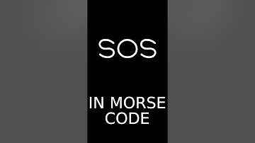 SOS in Morse Code #short