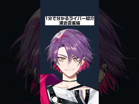1分で分かるライバー紹介 渡会雲雀編 にじさんじ にじさんじ切り抜き 渡会雲雀 渡会雲雀切り抜き 雑学 にじさんじ雑学 VOLTACTION VOLTACTION雑学 VTA VTA雑学