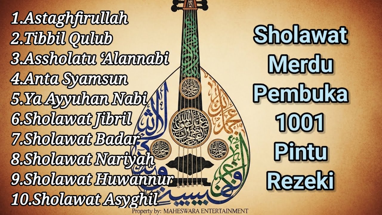 SHOLAWAT JIBRIL & ISTIGHFAR PEMBUKA REZEKI | SHOLAWAT MERDU TERBARU