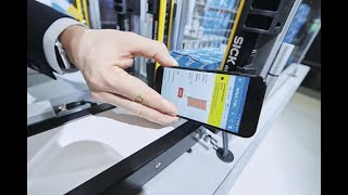 SICK deTec4 Safety Light Curtain: NFC for diagnostics