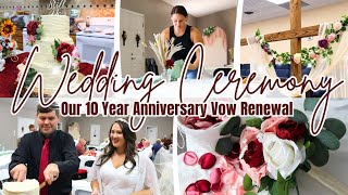 10 YEAR WEDDING ANNIVERSARY VOW RENEWAL CEREMONY | WEDDING HAUL + DECORATE WITH ME | MarieLove