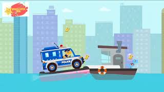 DINOSAURUS MOBIL POLISI | DINOSAUR POLICE CAR GAME | MAINAN ANAK - ANAK | GERALD SUPER TOYS screenshot 2
