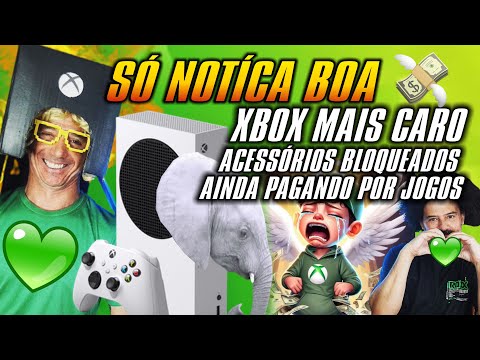 XBOX SERIES S MAIS CARO e mais Notícias BOAS PROS FÃS DA CAIXA #xboxseriess