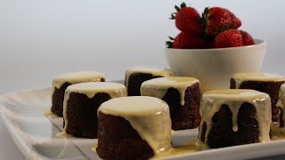 Chocolate Fruit Mince Puddings Recipe w/ Custard & Strawberries - Woolworths screenshot 4