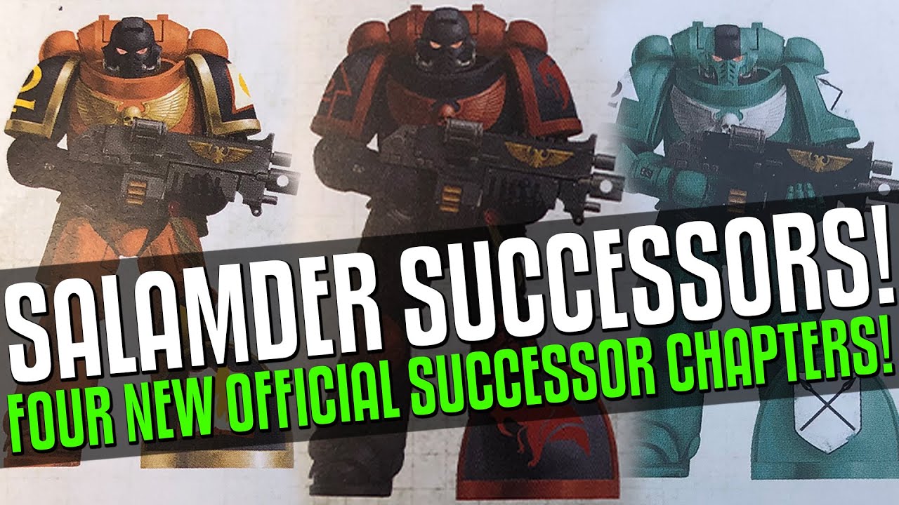 Official SALAMANDER Successor Chapters! They seem quite...heretical