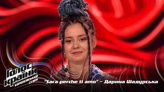 Daryna Shadurska - Sara perche ti amo - Blind Audition - The Voice Show Season 13