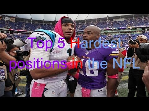 Top 5 hardest positions in the NFL