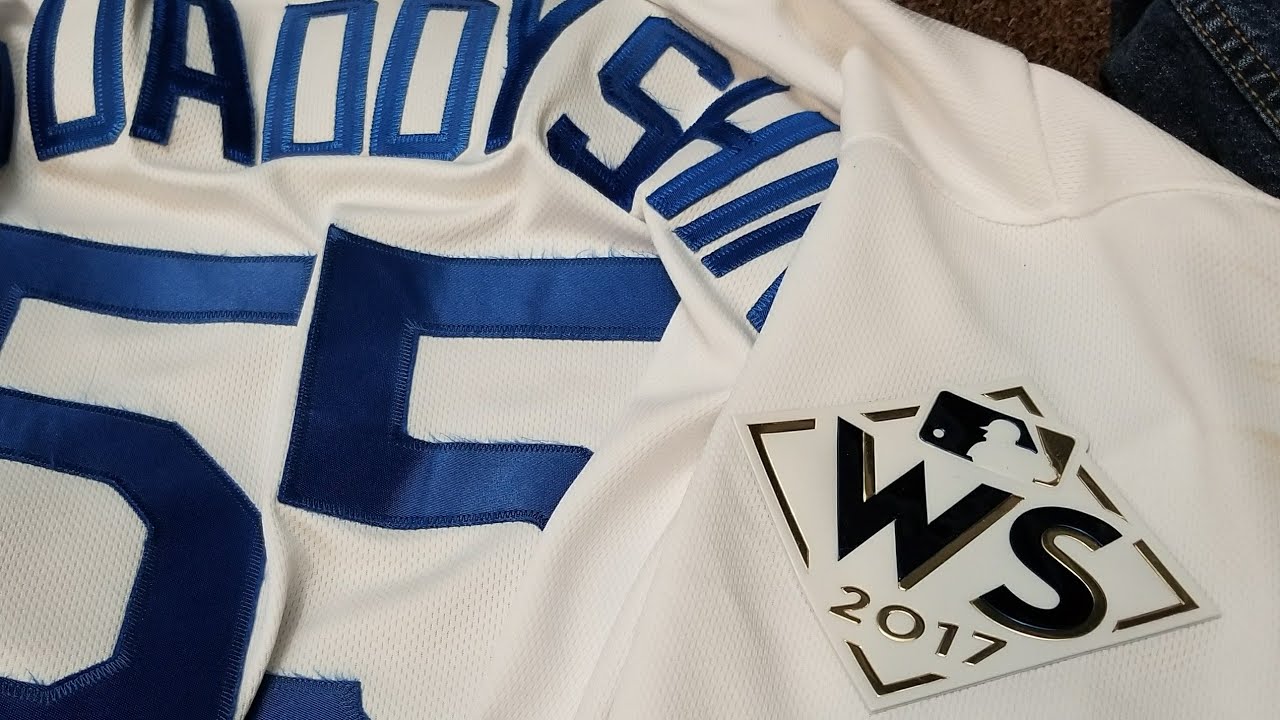 dodgers jersey world series