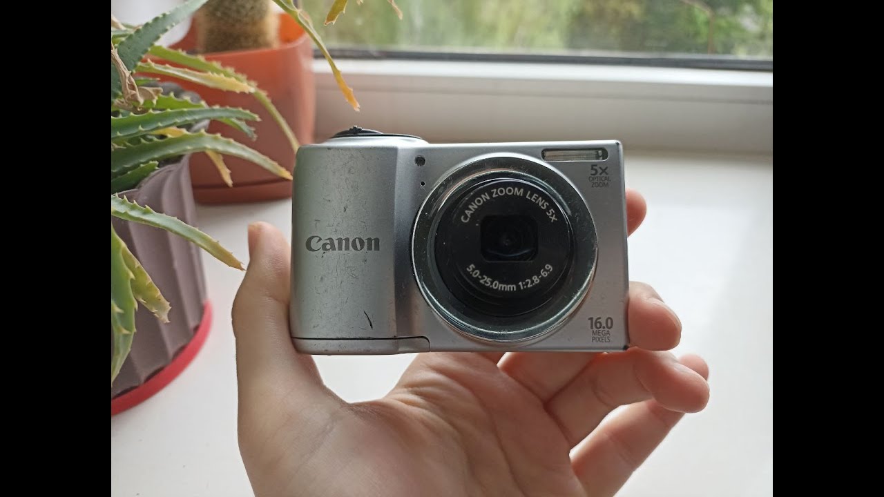 💥Camera Canon Powershot silver A810 HD 16.0 MP digital vintage