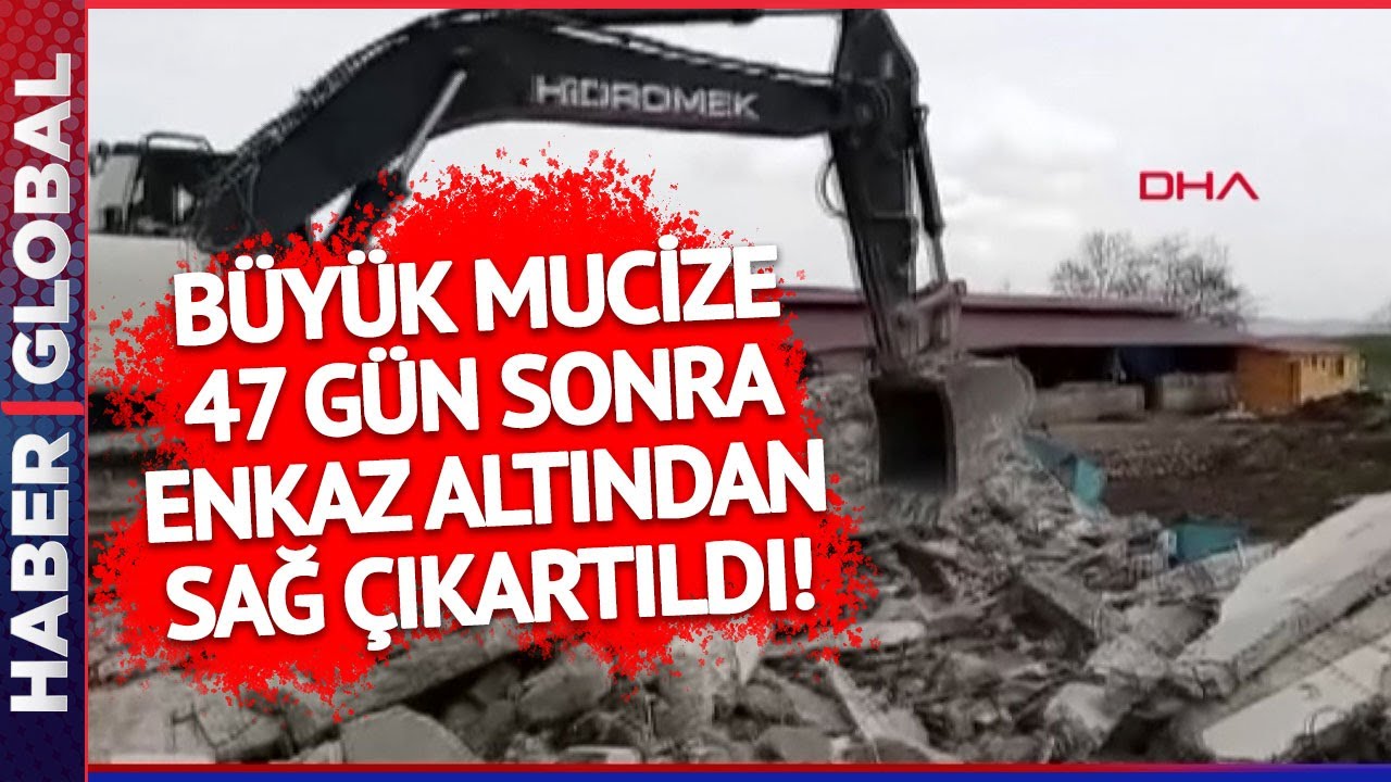 ⁣BÜYÜK MUCİZE I 47 Gün Sonra Enkaz Altından Sağ Çıkartıldı!