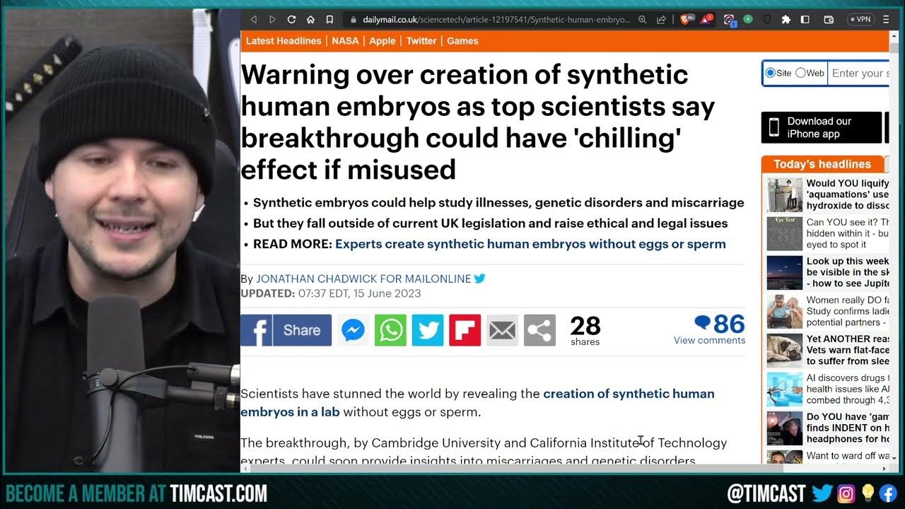 Scientists Create FAKE HUMAN Embryos In SHOCKING Experiment, Terrifying Ethical Implications